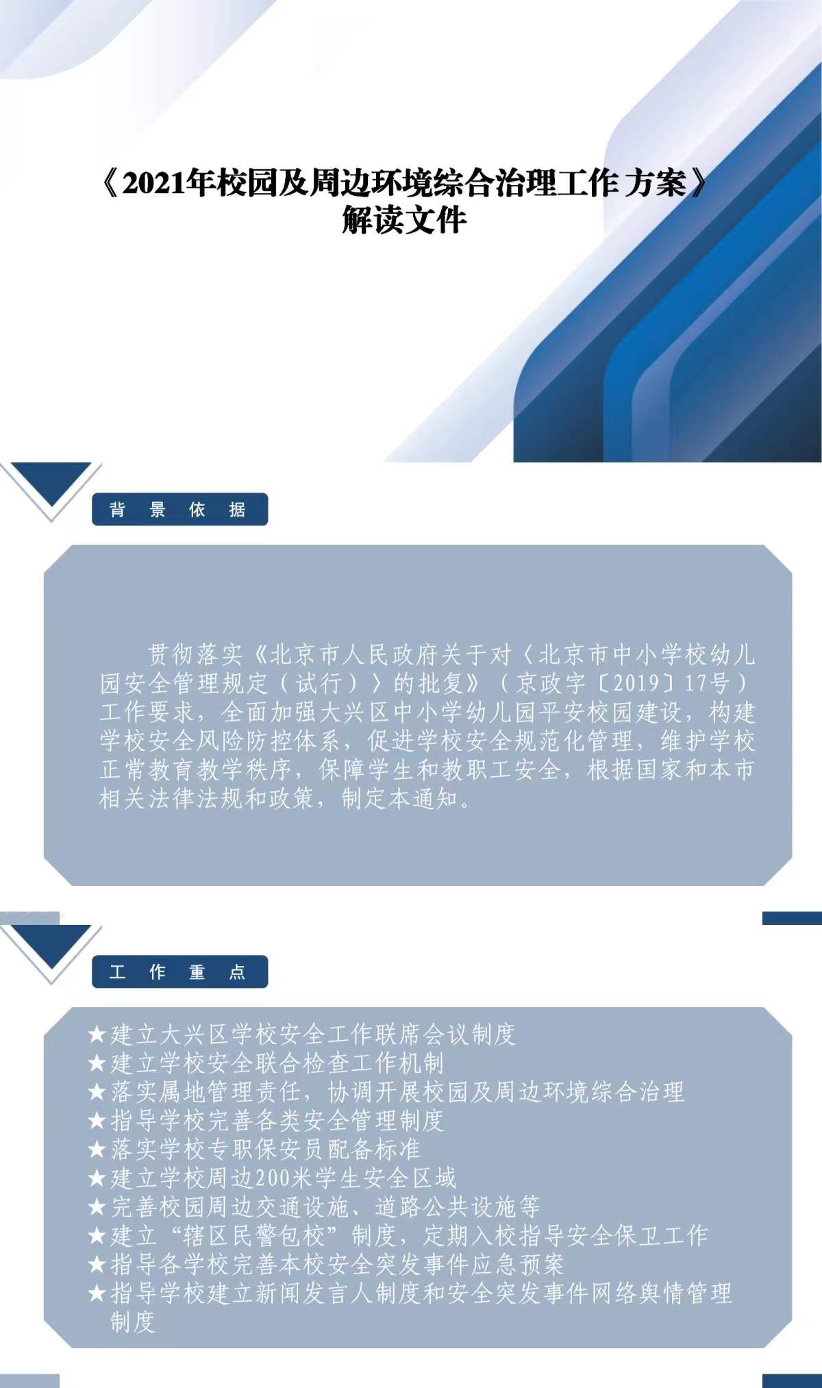 一图读懂：雷火体育官网入口关于印发《2021年校园及周边环境综合治理工作方案》的通知